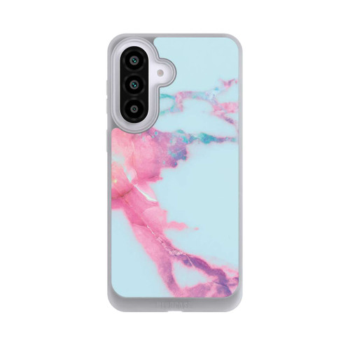 Samsung Galaxy A57 5G NIVOpure Hellblauer schillernder Adermarmor