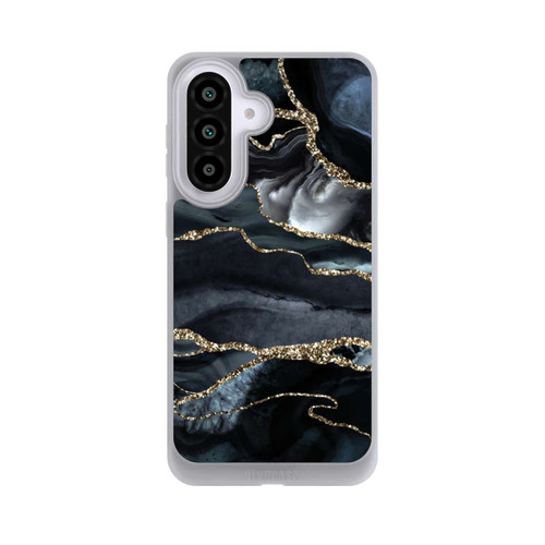 Samsung Galaxy A57 5G NIVOpure Dark Marble Gold Glitter Look