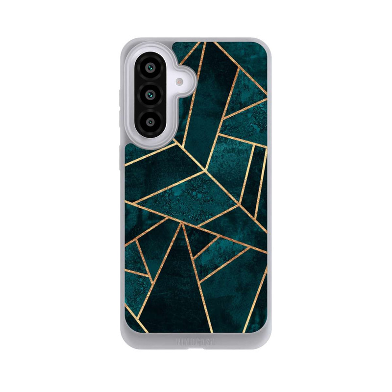 Galaxy A57 5G NIVOpure Deep Teal Stone Gold Print