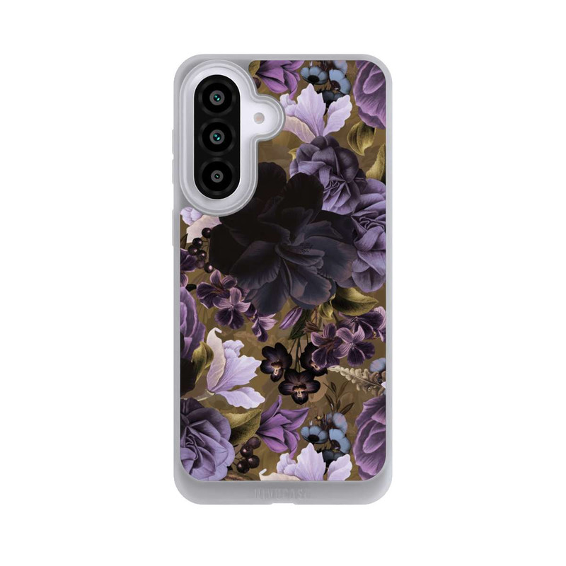 Galaxy A57 5G NIVOpure  Lila und goldene Vintageblumen