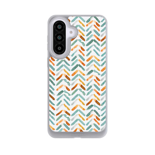 Samsung Galaxy A57 5G NIVOpure Elegant Fall Chevron Blue Orange