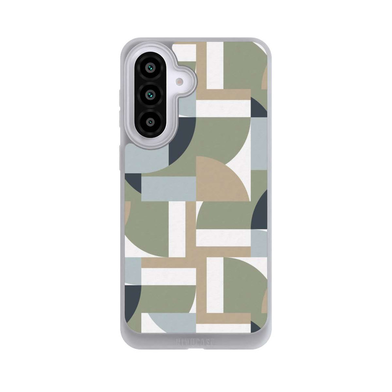 Galaxy A57 5G NIVOpure Futuristic Bauhaus Polygons Beige