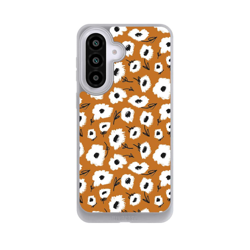 Galaxy A57 5G NIVOpure Blumenmuster Ocker