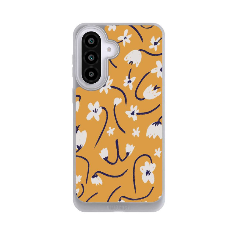 Galaxy A57 5G NIVOpure Pattern Petites Fleurs Jaunes