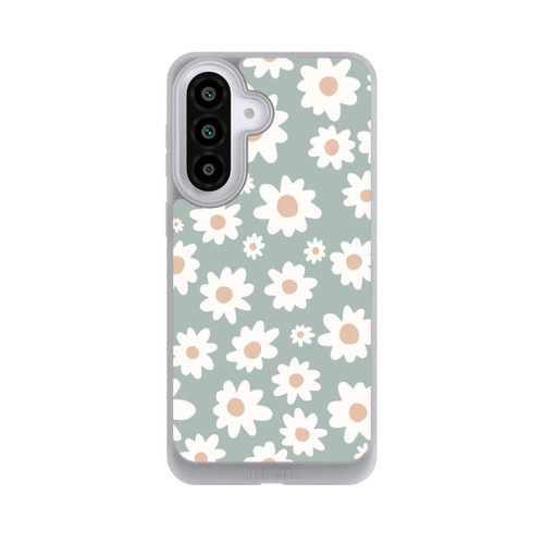 Samsung Galaxy A57 5G NIVOpure Gänseblümchen Muster grün