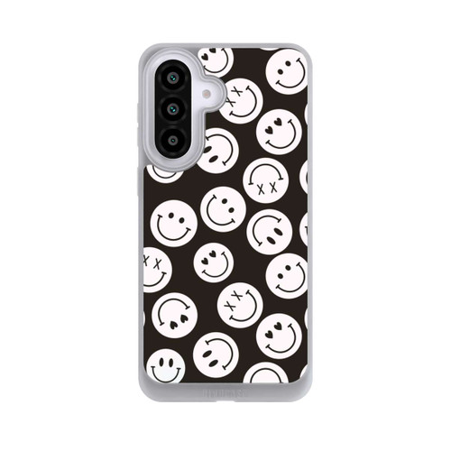 Samsung Galaxy A57 5G NIVOpure Smiles Emotes Pattern Black And White