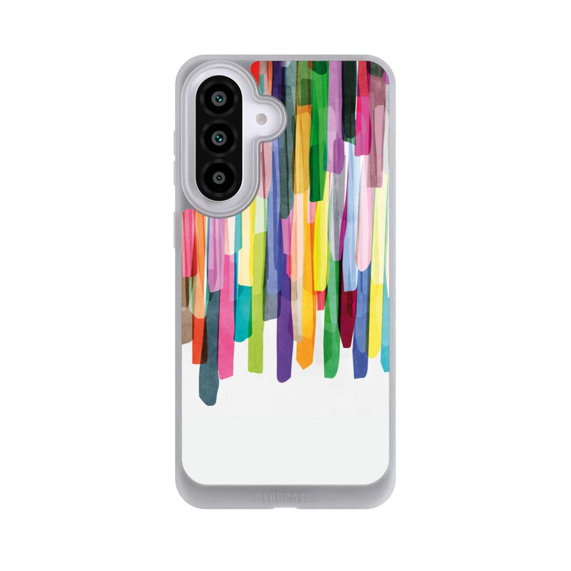 Galaxy A57 5G NIVOpure Colorful Stripes White Background