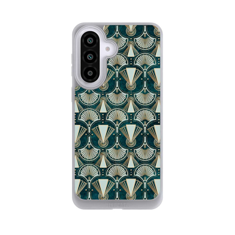 Galaxy A57 5G NIVOpure Art Deco Green Pattern
