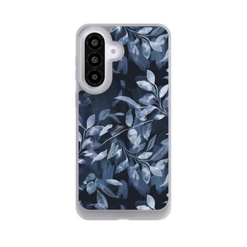 Samsung Galaxy A57 5G NIVOpure Mystische Aquarellblätter marineblau