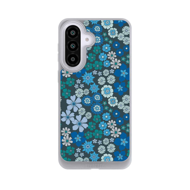 Galaxy A57 5G NIVOpure Blaue Blumen DeinDesign