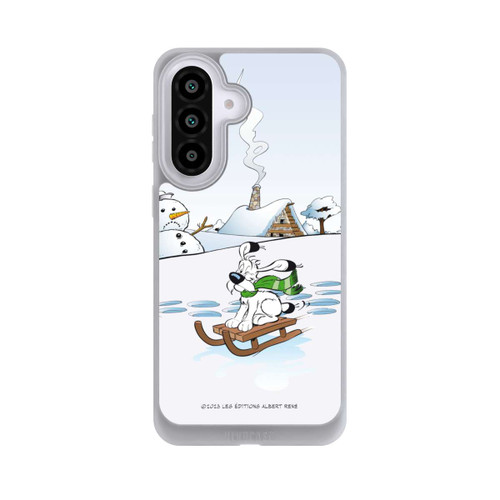 Samsung Galaxy A57 5G NIVOpure Idefix rides a sleigh