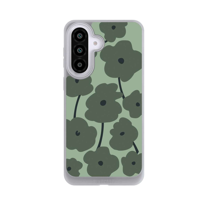 Galaxy A57 5G NIVOpure Fleurs Minimalistes Vertes