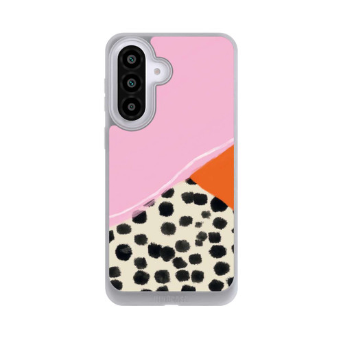 Samsung Galaxy A57 5G NIVOpure Rosa und Orange Gepunkteter Hintergrund