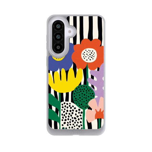Samsung Galaxy A57 5G NIVOpure Flowers Striped Background