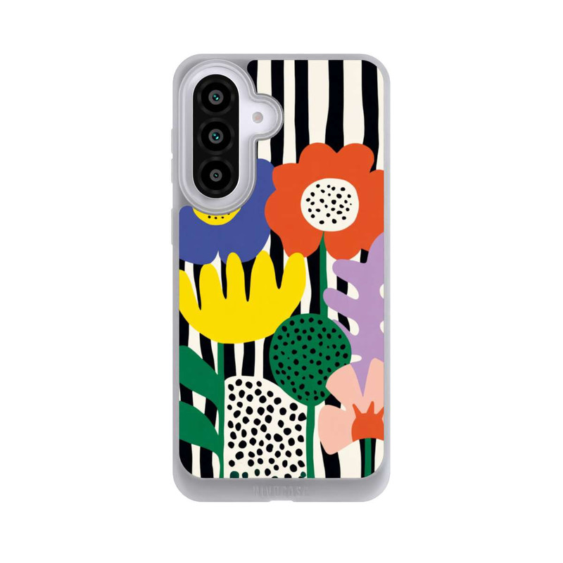 Galaxy A57 5G NIVOpure Flowers Striped Background