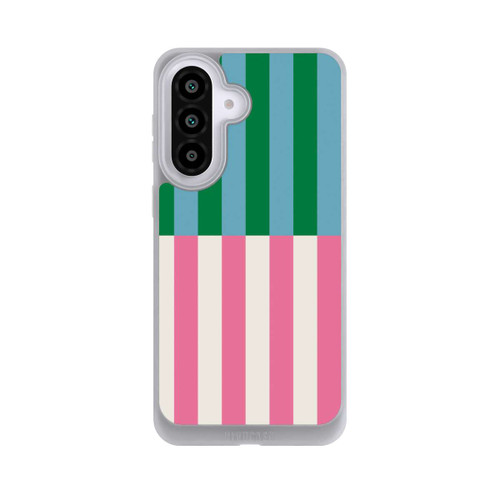 Samsung Galaxy A57 5G NIVOpure Motif Rayé Vert Rose