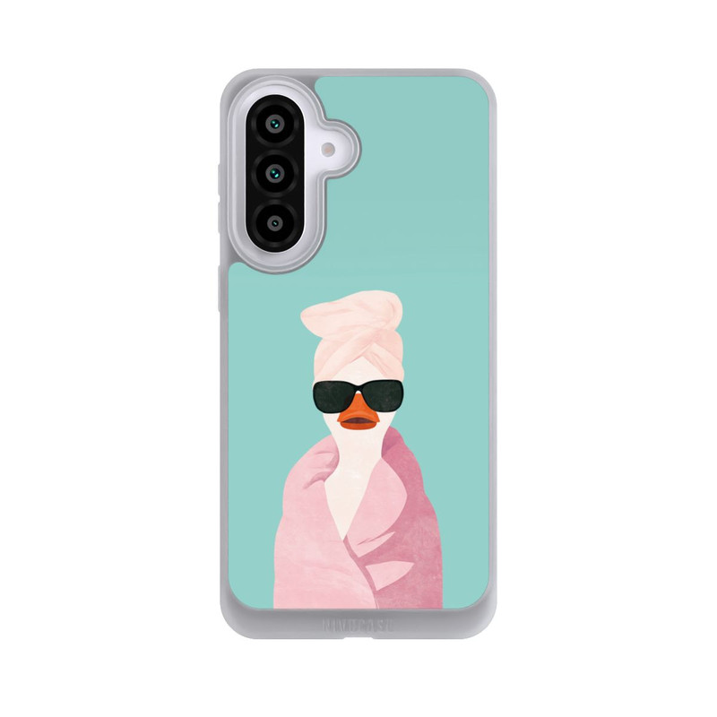Galaxy A57 5G NIVOpure Turquoise Duck Wearing a Turban with AI