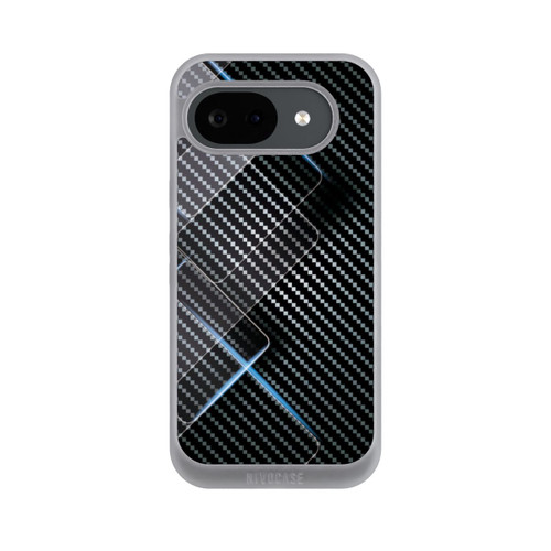 Google Pixel 10a NIVOpure Blaue Linien auf Karbon