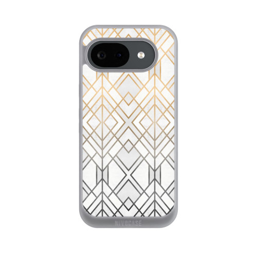 Google Pixel 10a NIVOpure Gold und Grauer Geo Golddruck