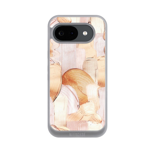 Google Pixel 10a NIVOpure Weiß/Gold Pinsel Muster