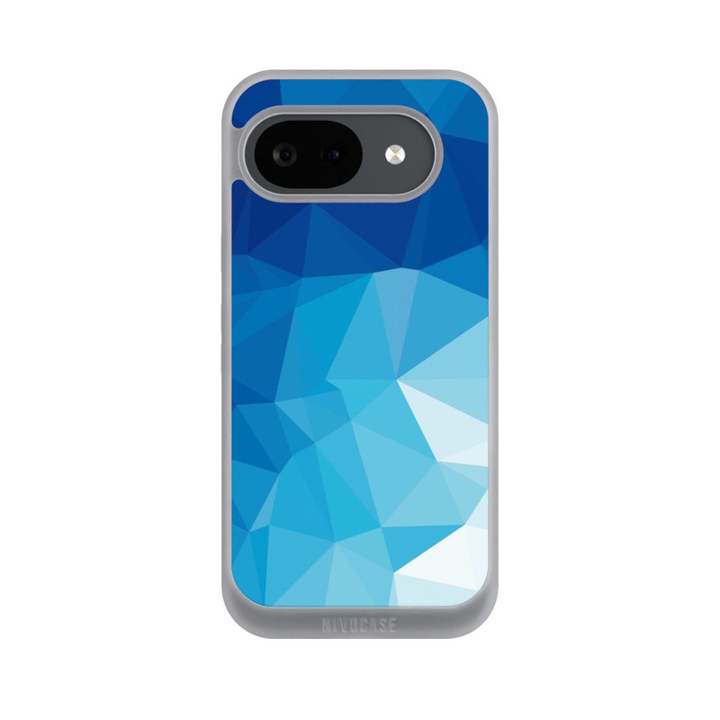 Pixel 10a NIVOpure Mosaïque Polygonale Bleue