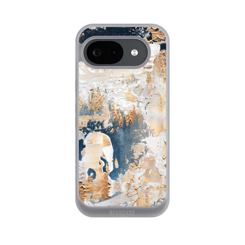Google Pixel 10a NIVOpure Abstraktion Blau und Gold