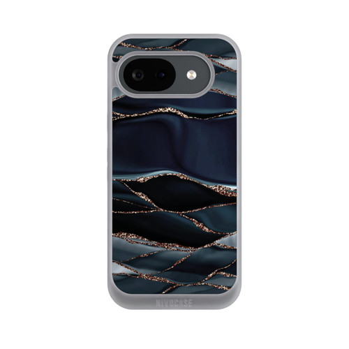 Google Pixel 10a NIVOpure Dunkelgraue Streifen goldener Look