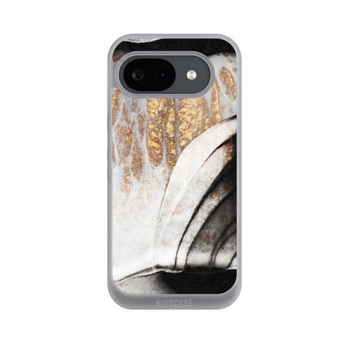 Google Pixel 10a NIVOpure Schwarze und goldene Adern