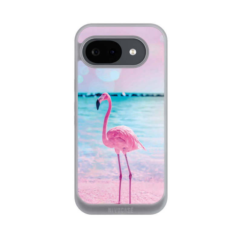 Pixel 10a NIVOpure Rosa Flamingo am Meer