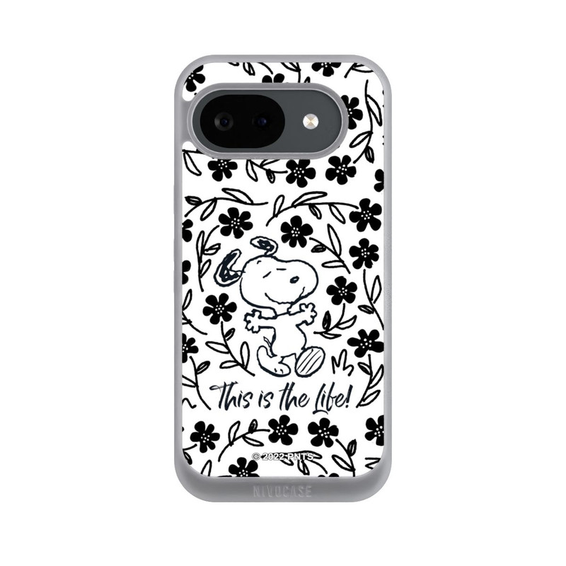 Pixel 10a NIVOpure Snoopy schwarz und weiß This Is The Life