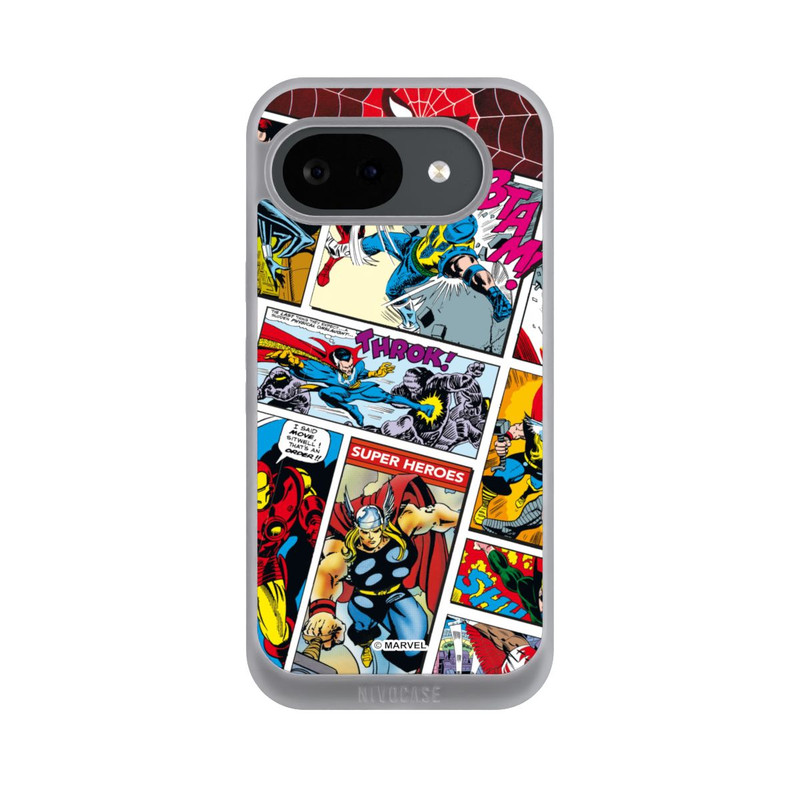 Pixel 10a NIVOpure Marvel Retro Comic Blue