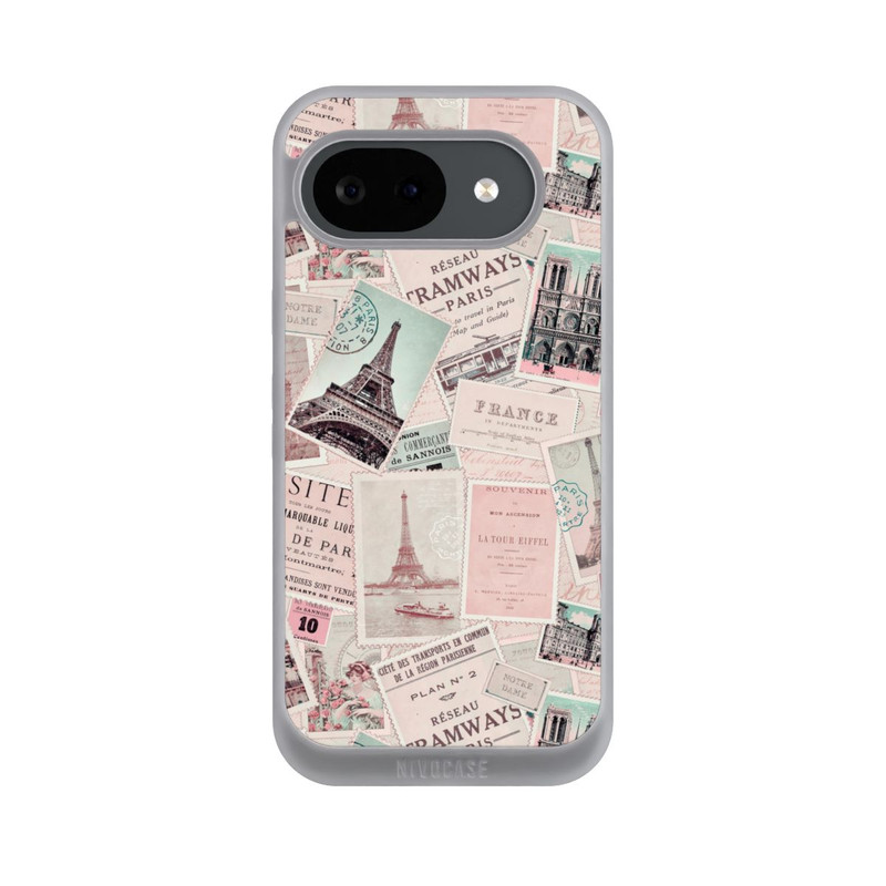 Pixel 10a NIVOpure Vintage Paris Postcards Pattern