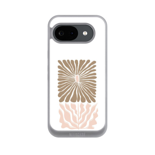 Google Pixel 10a NIVOpure Boho Flower Caramel on White