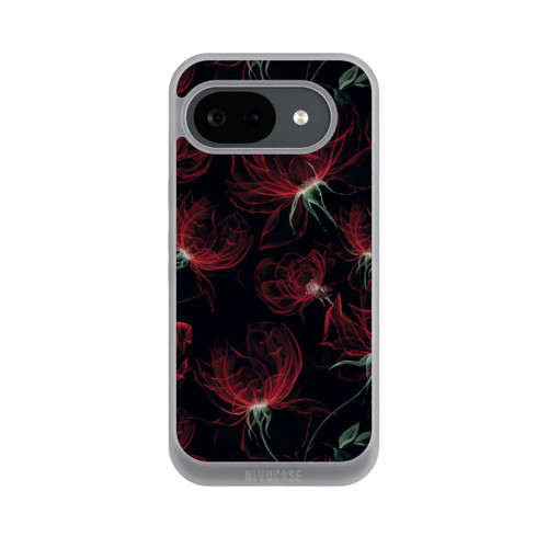 Google Pixel 10a NIVOpure Tapete mit roten Blumen
