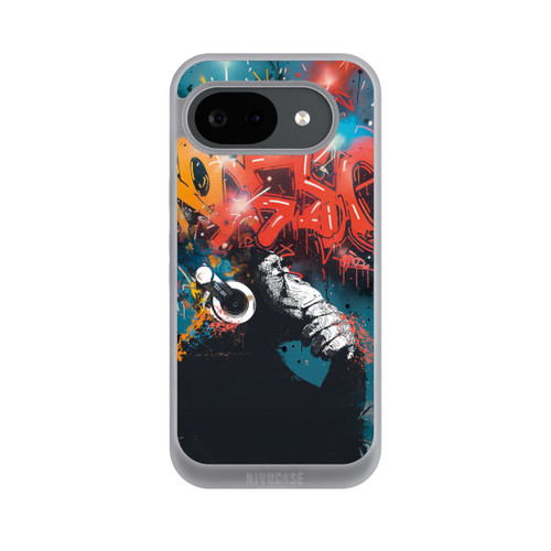 Google Pixel 10a NIVOpure Affe Stereo Kopfhörer Graffiti Street Art