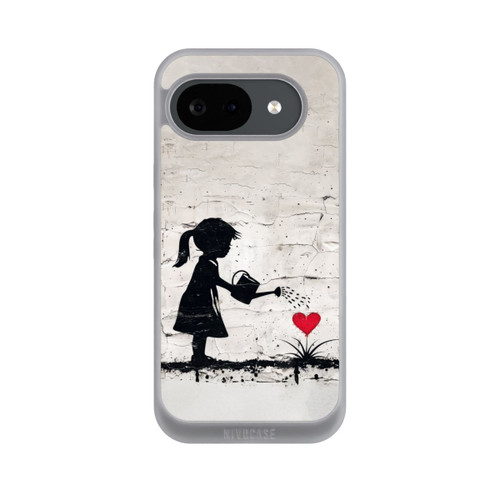 Google Pixel 10a NIVOpure Girl Watering Bunch of Flowers 