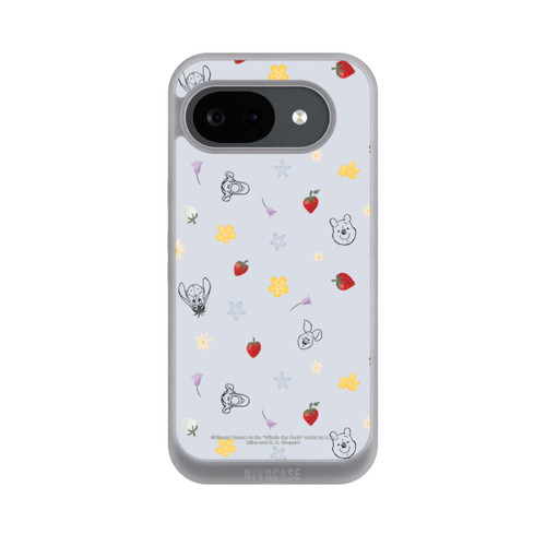 Google Pixel 10a NIVOpure Winnie Puuh und Freunde Erdbeer Muster Blau