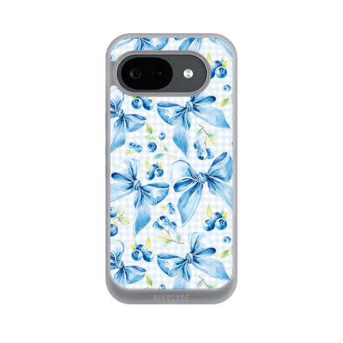 Google Pixel 10a NIVOpure Blaue Schleifen und Blaubeeren mit KI