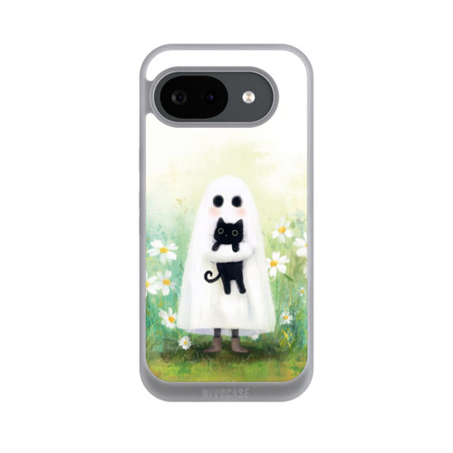 Google Pixel 10a NIVOpure Geist und Katze Halloween mit KI
