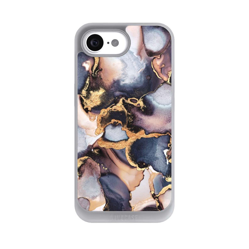 iPhone 17e NIVOpure Dreamy Ink Grey Gold Print