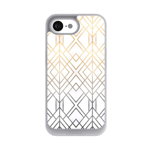 Apple iPhone 17e NIVOpure Gold und Grauer Geo Golddruck