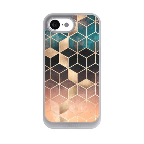 Apple iPhone 17e NIVOpure Ombre Dream Cubes Gold Print