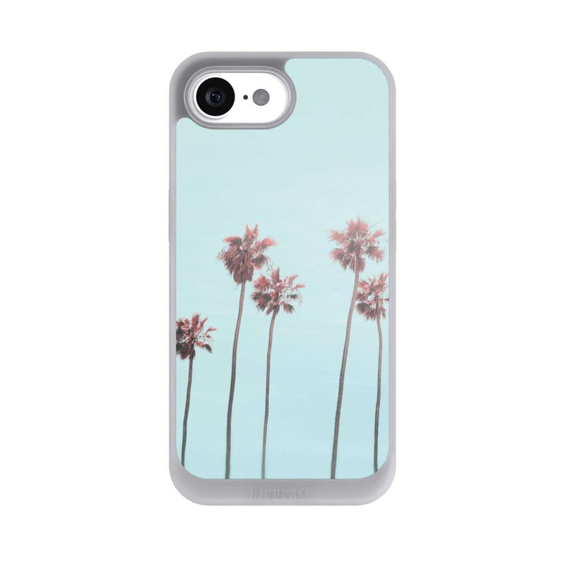 iPhone 17e NIVOpure Hellrosa Strandpalme Paradies