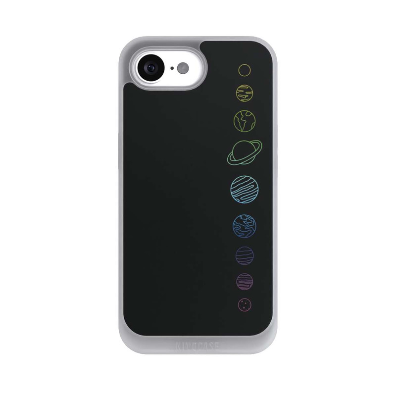 iPhone 17e NIVOpure Planètes colorées