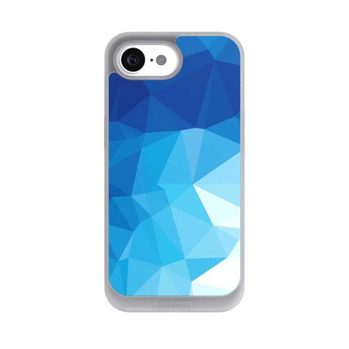 Apple iPhone 17e NIVOpure Mosaïque Polygonale Bleue