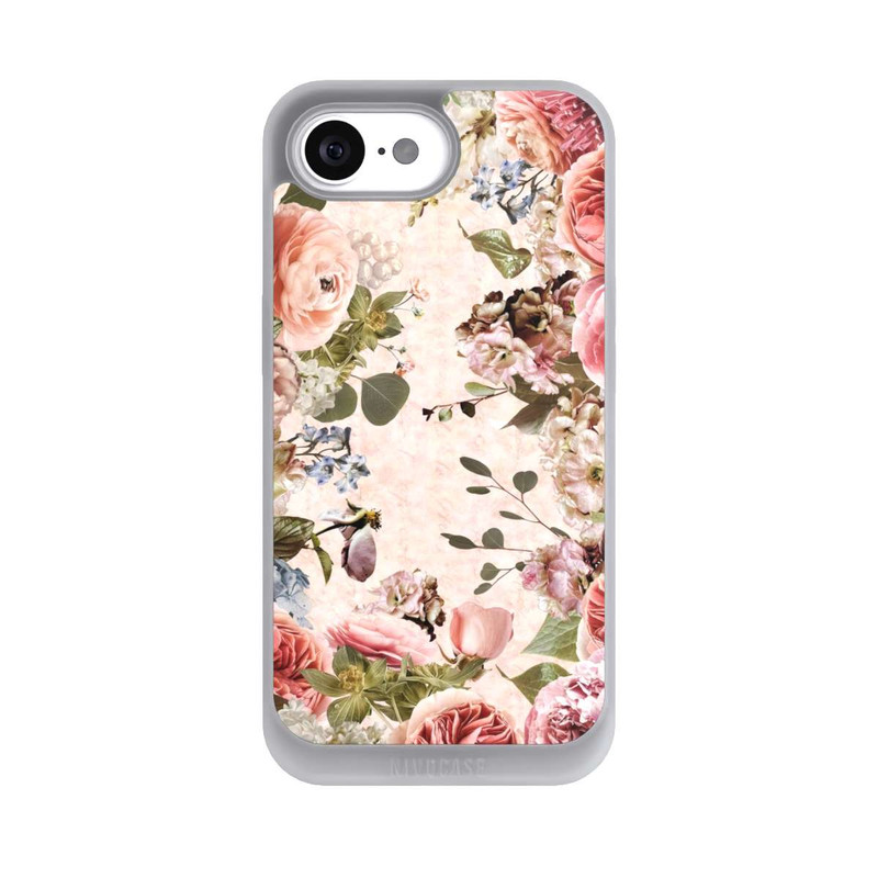 iPhone 17e NIVOpure Flower Frame Peonies Pastel