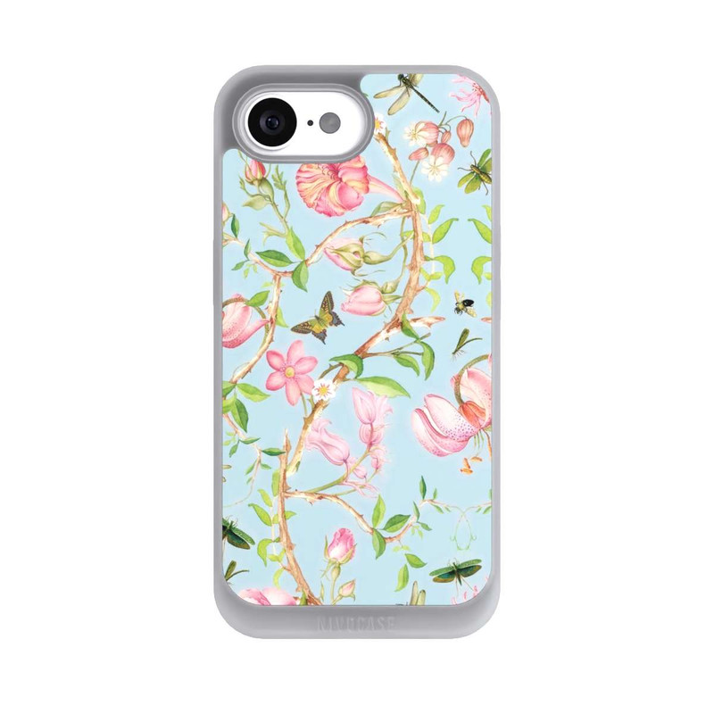iPhone 17e NIVOpure Vintage Botanic Flowers Blue