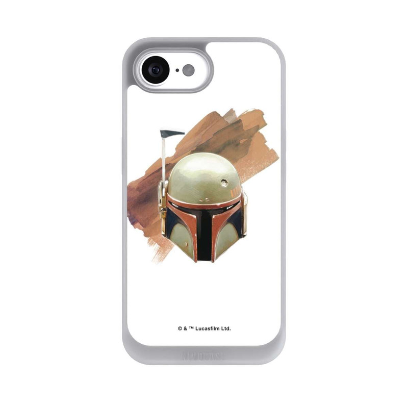 iPhone 17e NIVOpure Boba Fett Helm Weiß