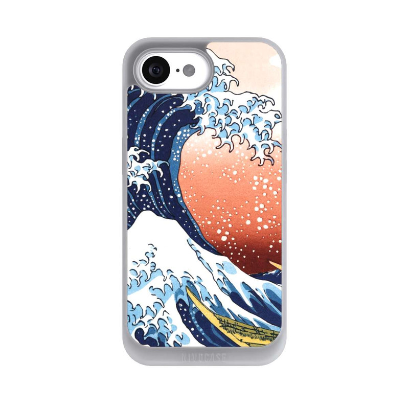 iPhone 17e NIVOpure La Grande Vague de Kanagawa Rouge