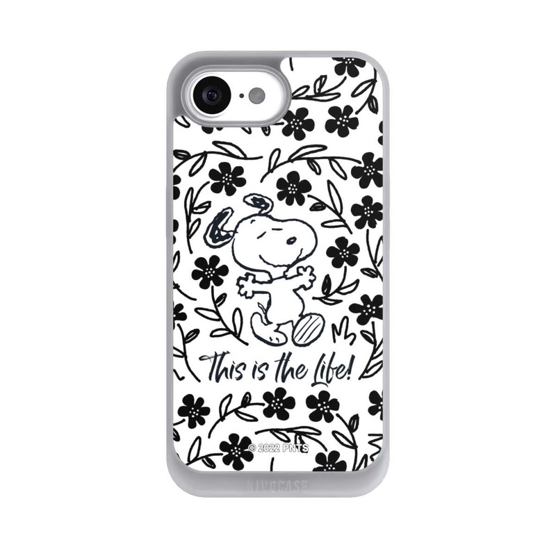 iPhone 17e NIVOpure Snoopy schwarz und weiß This Is The Life